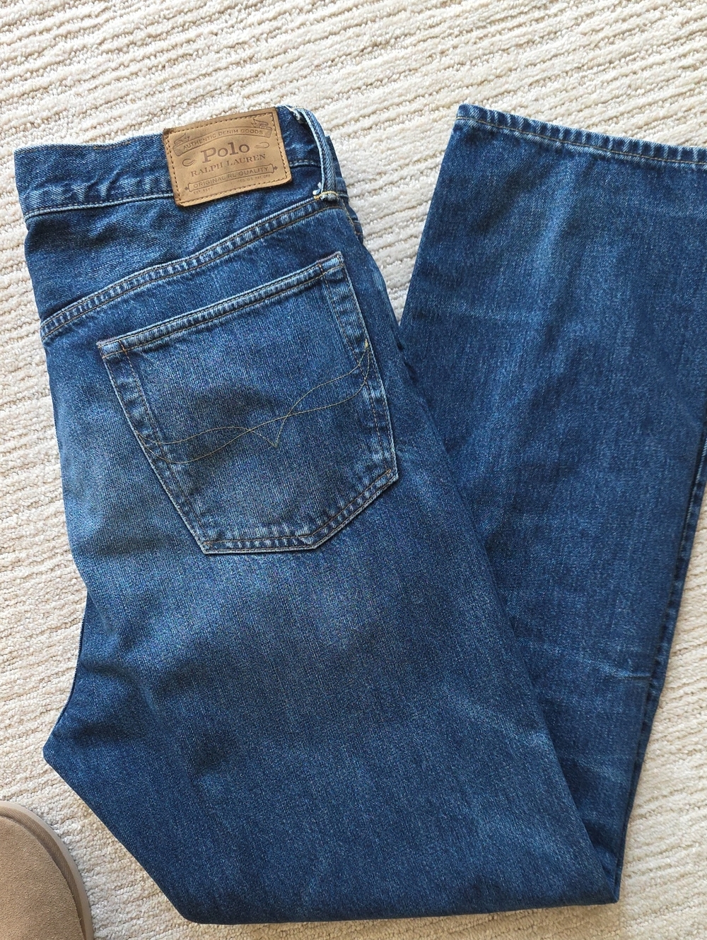 Polo by Ralph Lauren Dark Blue Straight-Leg Jeans